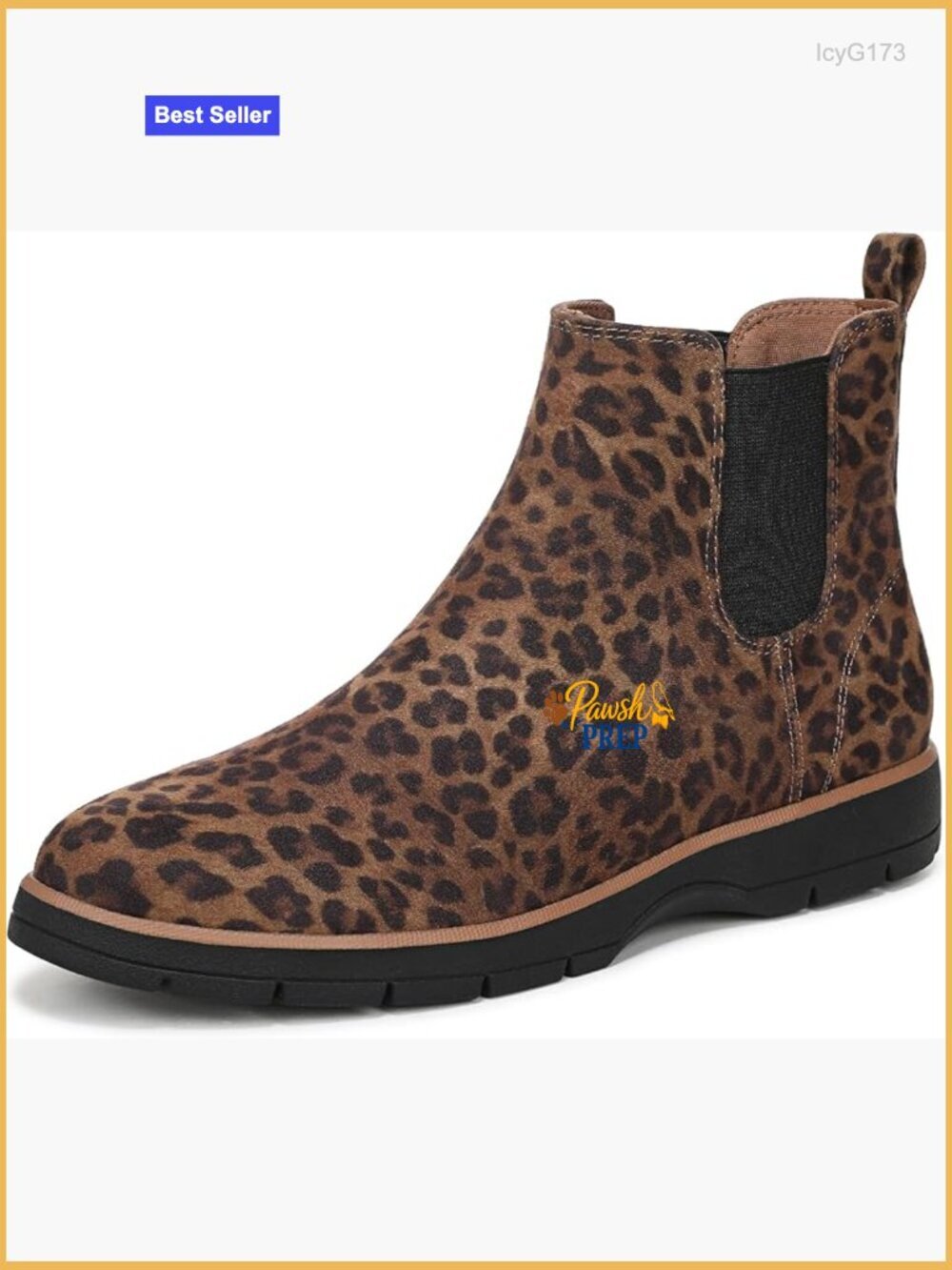Women's Chelsea Ankle Booties Slip On Chunky Lug Sole Boots